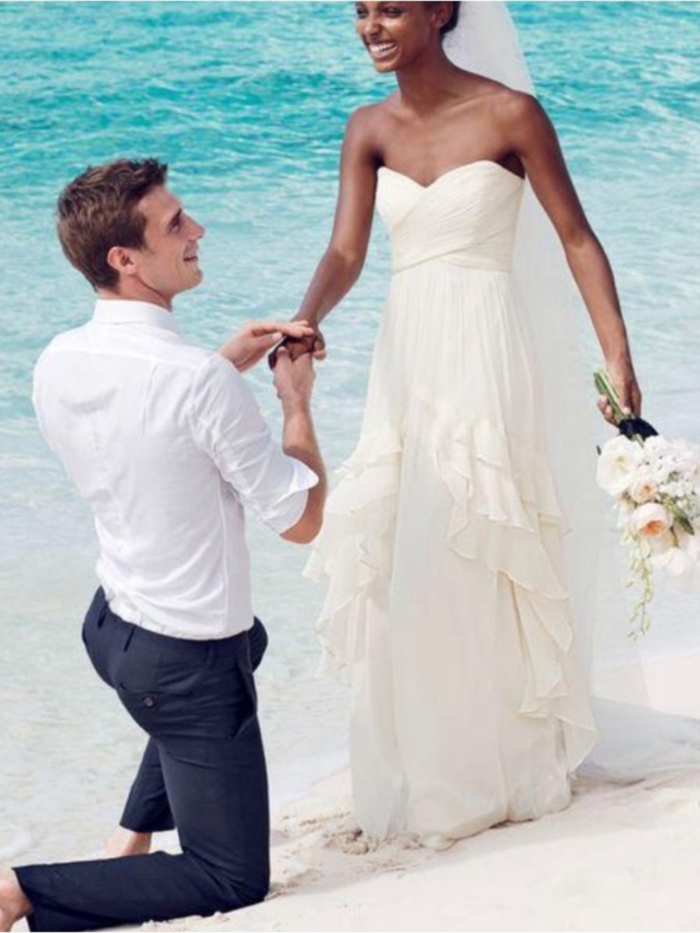J. Crew Ivory Luella bride wedding bridal Cream Layered SILK cotton dress